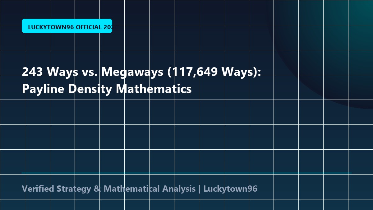 243 Ways vs. Megaways (117,649 Ways): Payline Density Mathematics