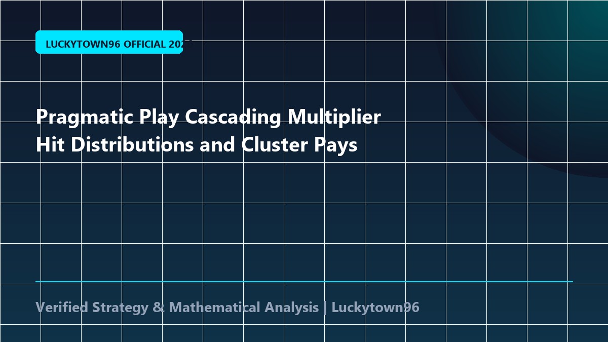 Pragmatic Play Cascading Multiplier Hit Distributions and Cluster Pays